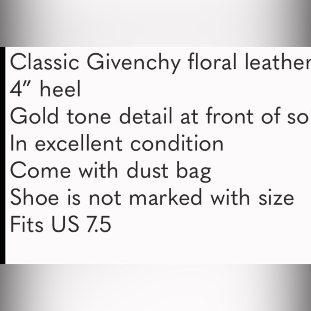 GIVENCHY Floral  Pumps - Picture 17 of 17